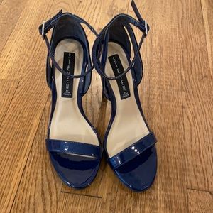 Steven by Steve Madden blue patent leather heels!